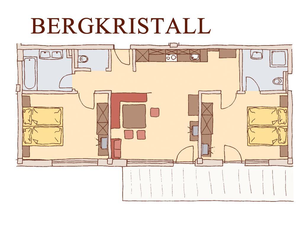 Ferienwohnungen Haus Der Mitte Mayrhofen Kamer foto